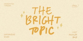 Bright Topic字体